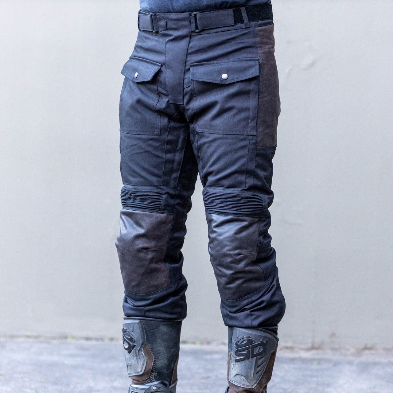 Gen 1 'Tallarook' Waterproof ADV Motorbike Pants | 1000D Cordura Leather Kevlar