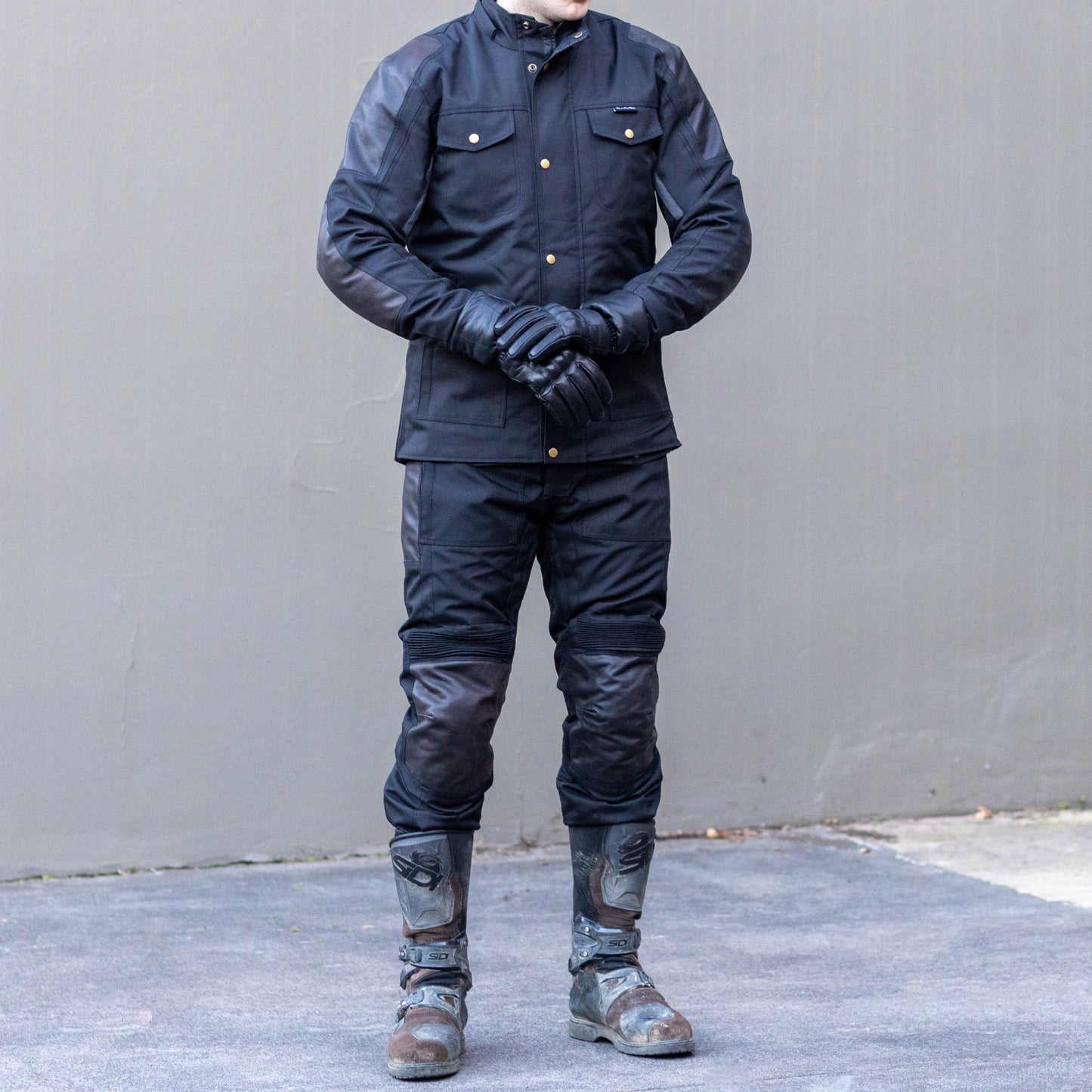 Gen 1 'Tallarook' Waterproof ADV Motorbike Pants | 1000D Cordura Leather Kevlar