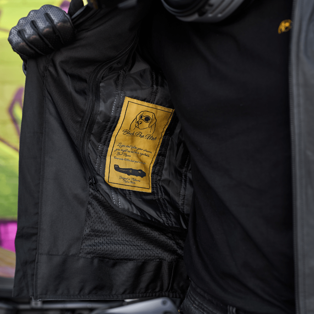 *NEW* 'ol Bobber' | Classic Leather Motorbike Jacket | Matt Black Aniline Leather