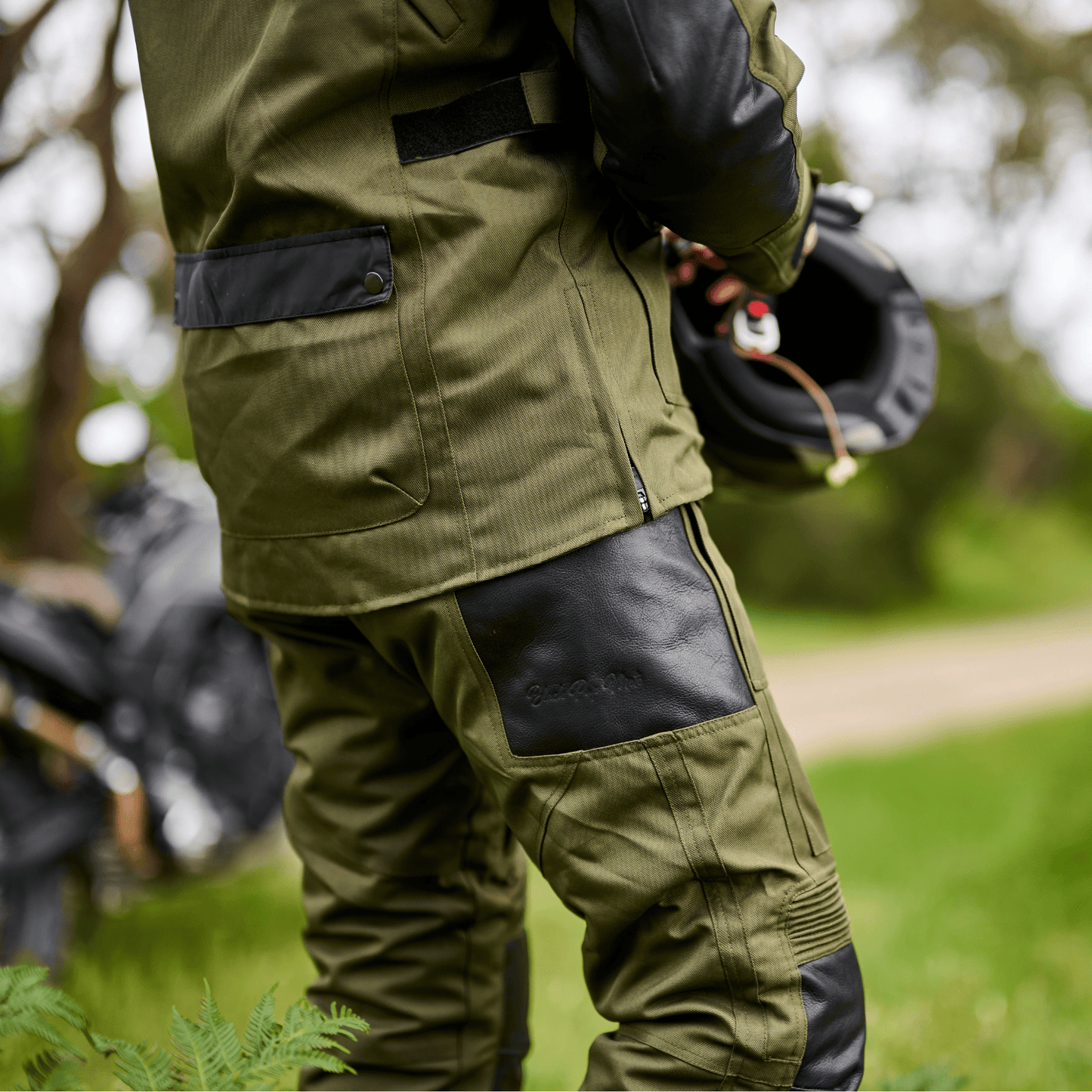 Gen 1 'Tallarook' Waterproof ADV Motorbike Pants | 1000D Cordura Leather Kevlar