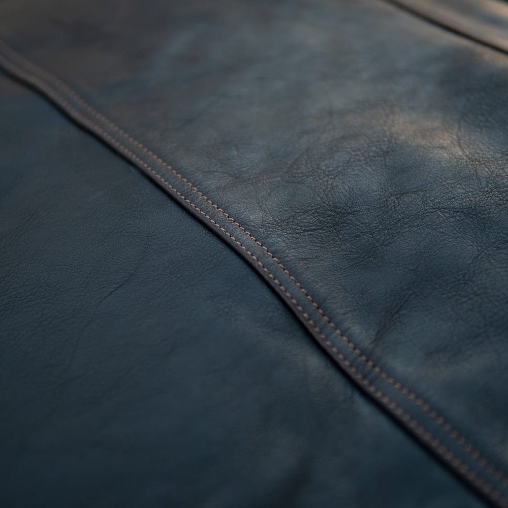 'The Rumbler' | Distressed Charcoal Brown Leather | Classic Leather Motorbike Jacket PREORDER