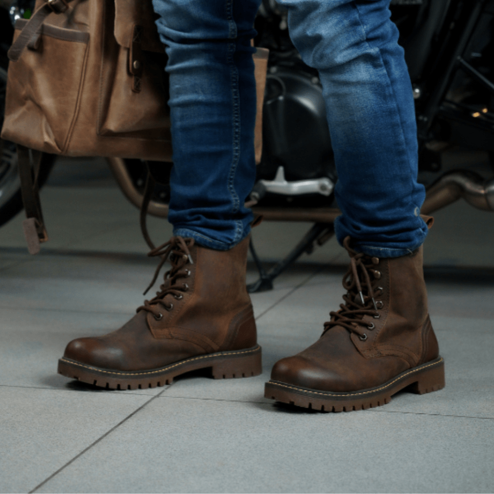 Derby Rusty Wrangler Motorcycle Boots | Trip Machine Boots