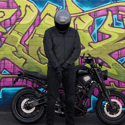 *NEW* 'ol Bobber' | Classic Leather Motorbike Jacket | Matt Black Aniline Leather