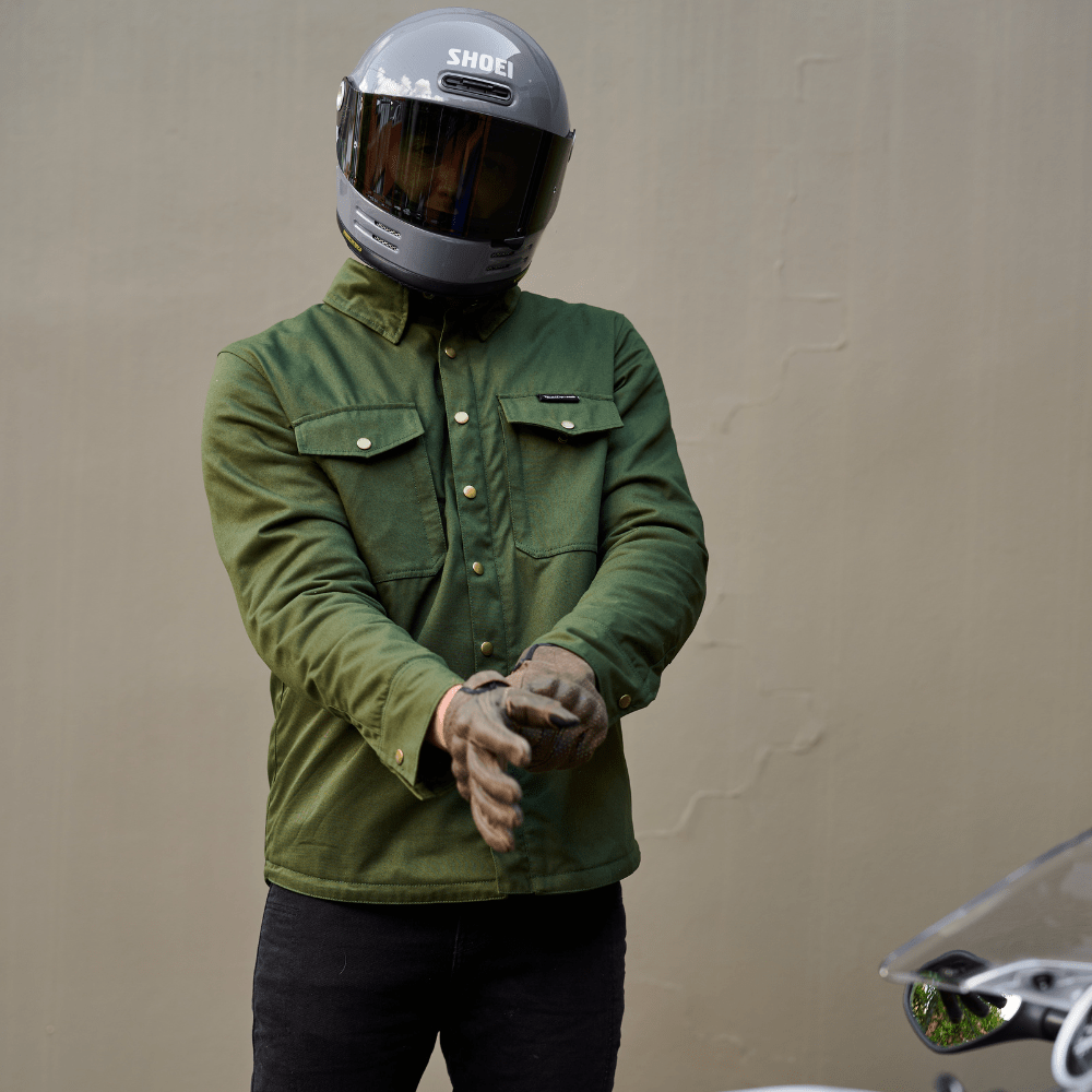 Green motorcycle gear discount