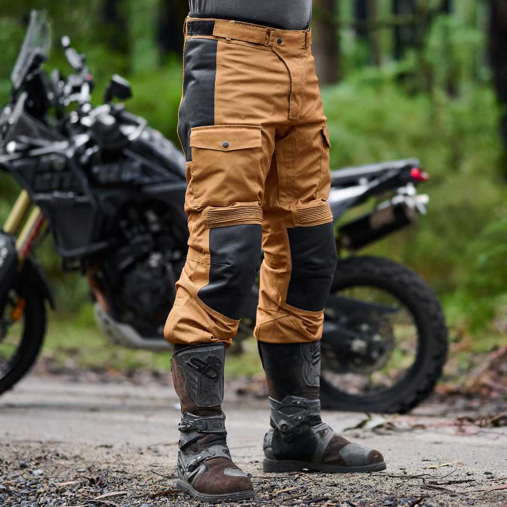 Gen 2 'Tallarook' Waterproof ADV Motorbike Pants | 1000D Cordura Leather Kevlar
